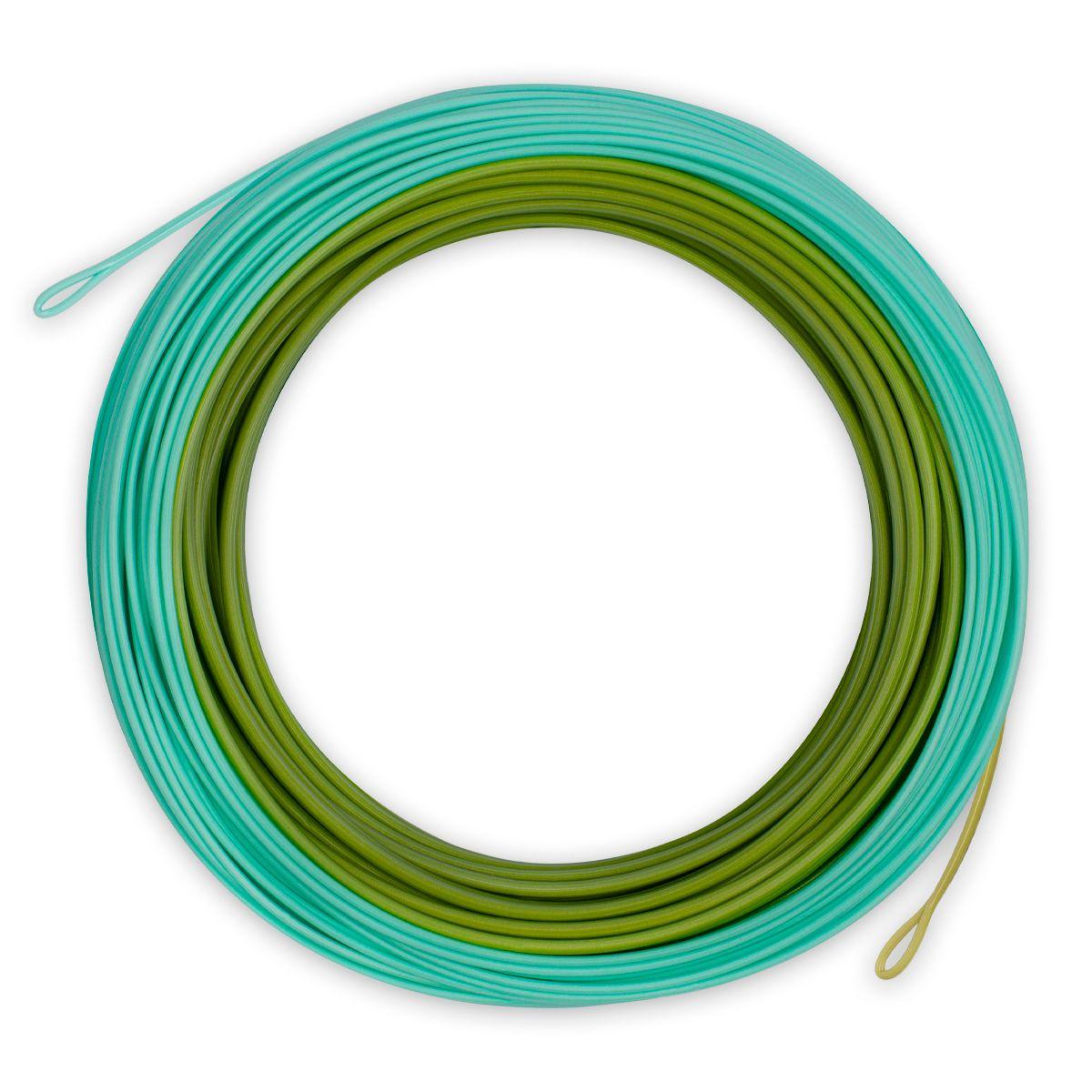 Airflo Ridge 2.0 Flats Power Taper Fly Line in Sea Grass and Aqua